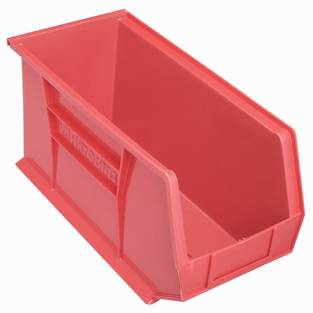Akro-Mils Storage Bin, Plastic, Red, 9 in H 30265 RED
